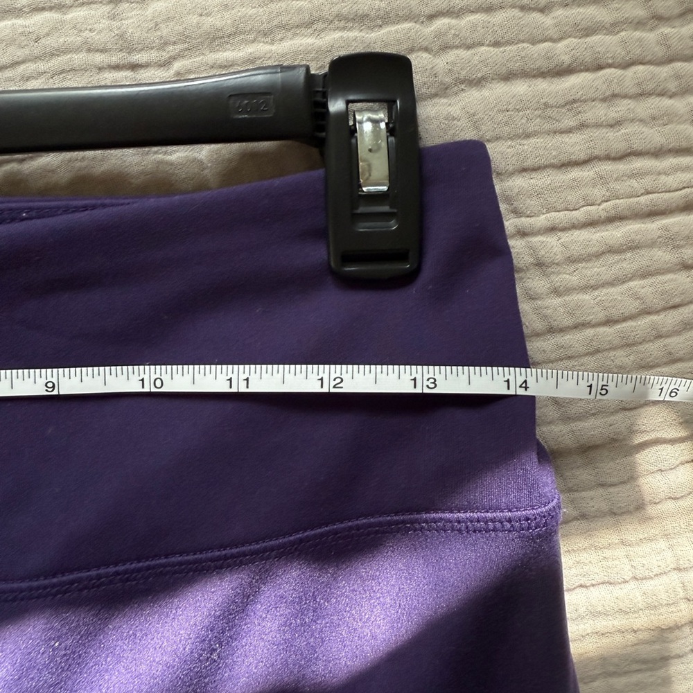 PAIR OF DSG DARK PURPLE VENTED WORKOUT LEGGINGS HIGH-RISE SIZE M - Picture 7 of 11